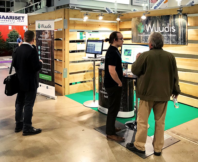 MHGsystems's tweet photo. #databio_eu forestry pilot leader @mhgsystems in action presenting @DataBio_eu and @wuudis at #HELSINKIFORESTFAIR #bigdata #forestry #bioeconomy https://t.co/K6SqnMLJGc