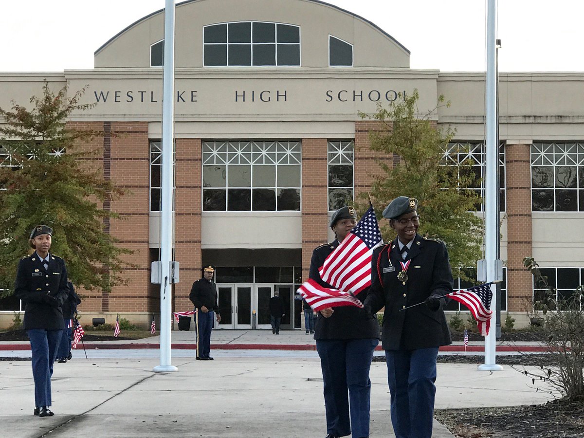 Westlake JROTC preparing for Veteran Day Celebration (@ Westlake High School in Atlanta, GA) swarmapp.com/c/81nRqP9APpN