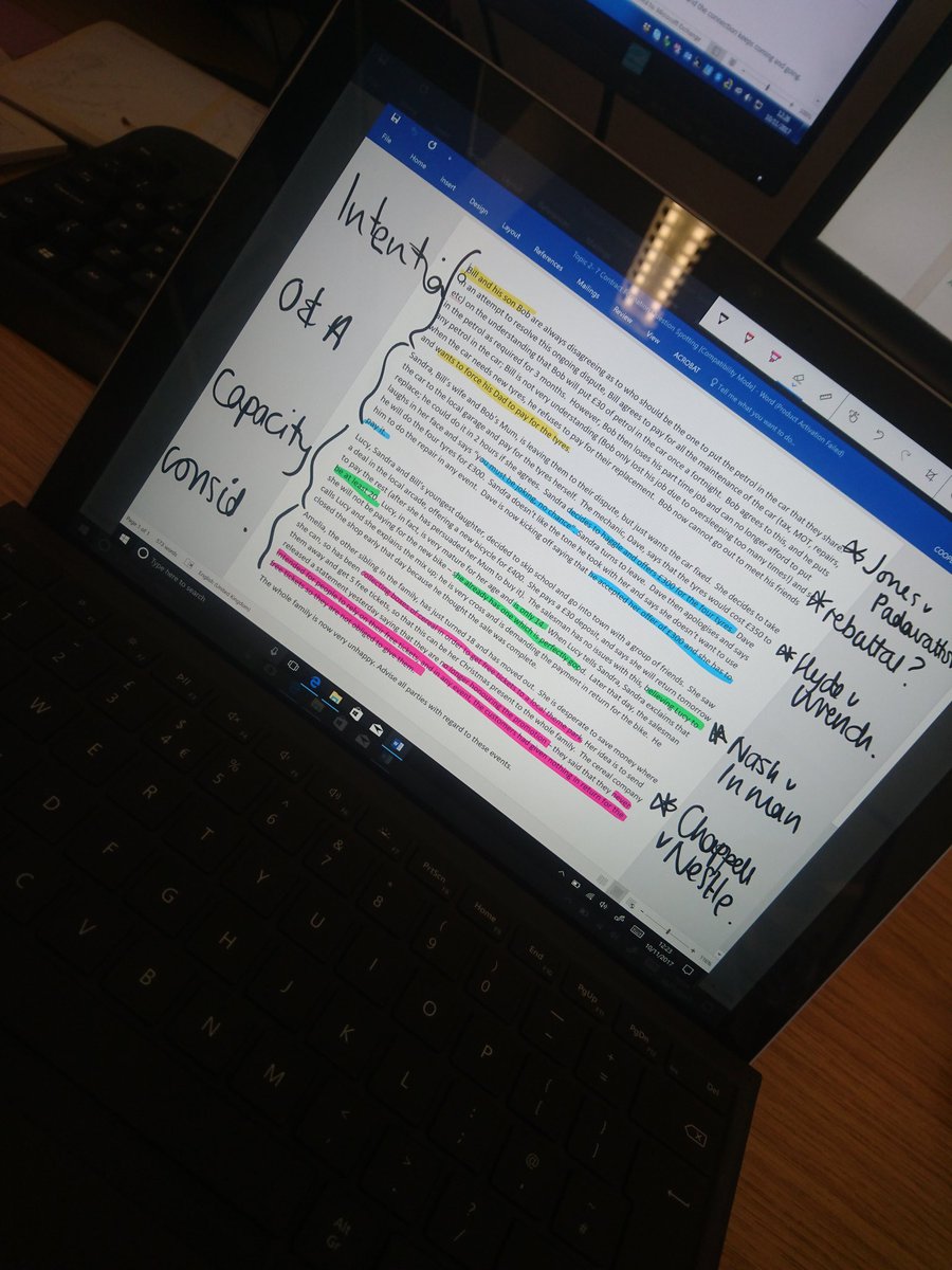cparkmorton's tweet image. Practising how best to use the department Surface Pro in lectures next week - here come the multicoloured highlighters! #techinlearning #problembasedlearning