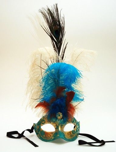 maschera veneziana COLOMBINA con piume, bellissima ebay.eu/14WVuJk