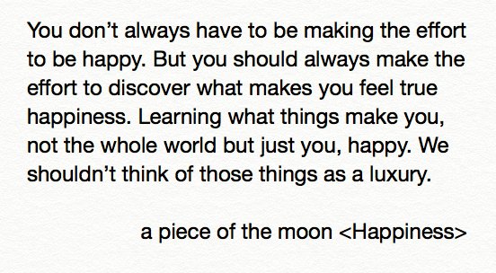 [Minhyun's Book Club]Passage 3. <Happiness> from "A Piece of the Moon> by Ha Hyun