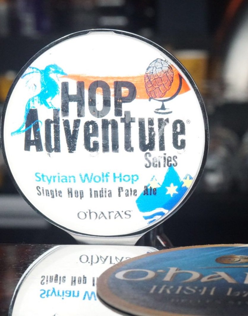 OHarasBeers's tweet photo. Have you tried the latest #beer in our #hopadventure series Styrian Wolf on draught? Check this list of Rotational Taps and see what's pouring. #craftbeer https://t.co/NpMCLss3PO