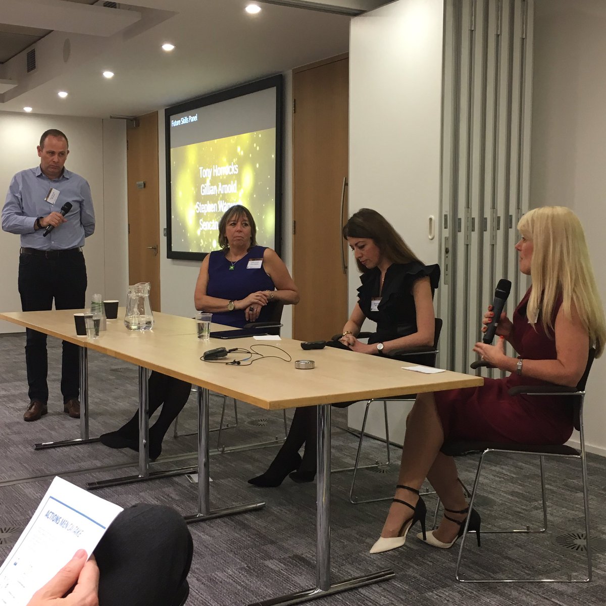 samoore's tweet photo. Getting the advice from leaders in tech about the skills we need for the future #IBMWIT https://t.co/HgiYbYS9uM