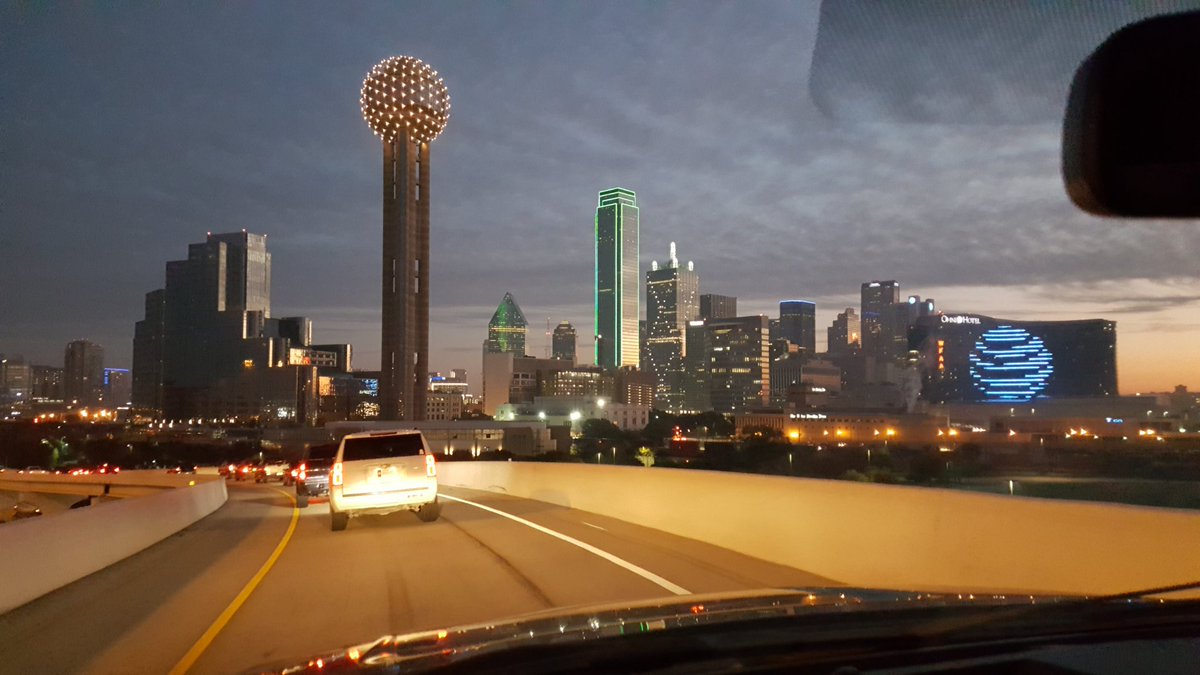 A lovely morning in Big D.  AT&amp;T will be honoring vets before the parade today.  #LifeAtATT #ATTVETERANS