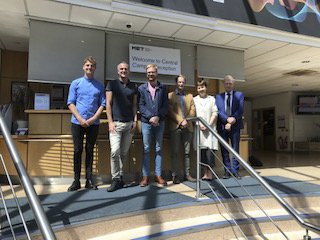 BHASVIC's tweet photo. Principals &amp; Chief Executives of Brighton's 6th Form &amp; FE
Colleges met with the 3 Members of Parliament for the city
recently. Discussion focused on fair funding for 16-19 education. Time to increase the national funding rate for 6th formers! #SupportOurSixthFormers @SFCA_info https://t.co/5s3rYLiHFd