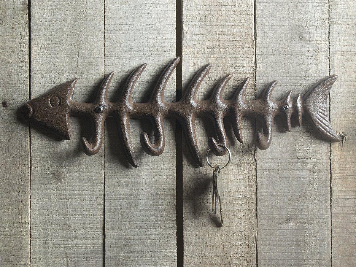 MyWellnessQuest's tweet photo. Need a gift for a fishing nut (or seafood fanatic) you know? 50% off this cast iron kitchen hook for towels - Use code 50FISHGO https://t.co/QcR2DXiedl #comfifyhome #castiron https://t.co/1hBJ7JtrnQ