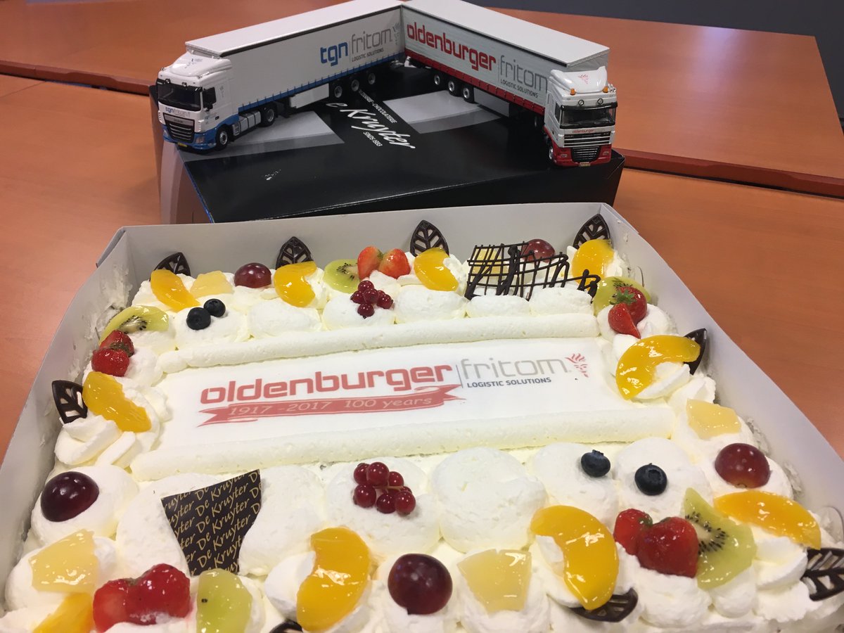 Feest! Ons zusterbedrijf Oldenburger | Fritom trakteert. Van harte gefeliciteerd met het 100 jarig bestaan!