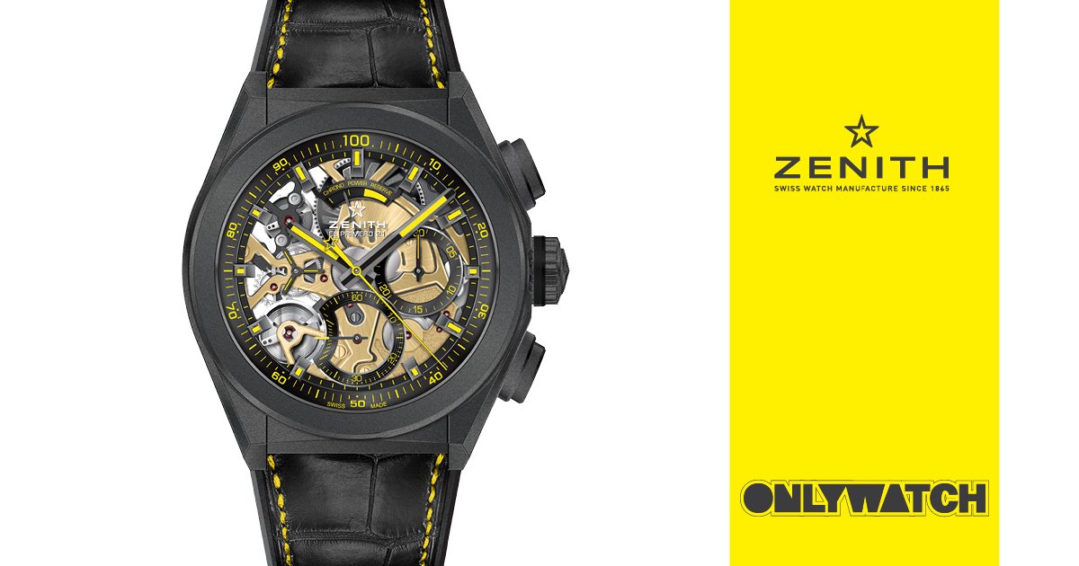 ZenithWatches's tweet photo. On Saturday 11 November 2017 Zenith will participate to Only Watch, a biennial charity auction for research on Duchenne Muscular Dystrophy.
@onlywatch2017 #onlywatch #ow17 #zenithwatches #Zenith https://t.co/gjJmLxvvlE