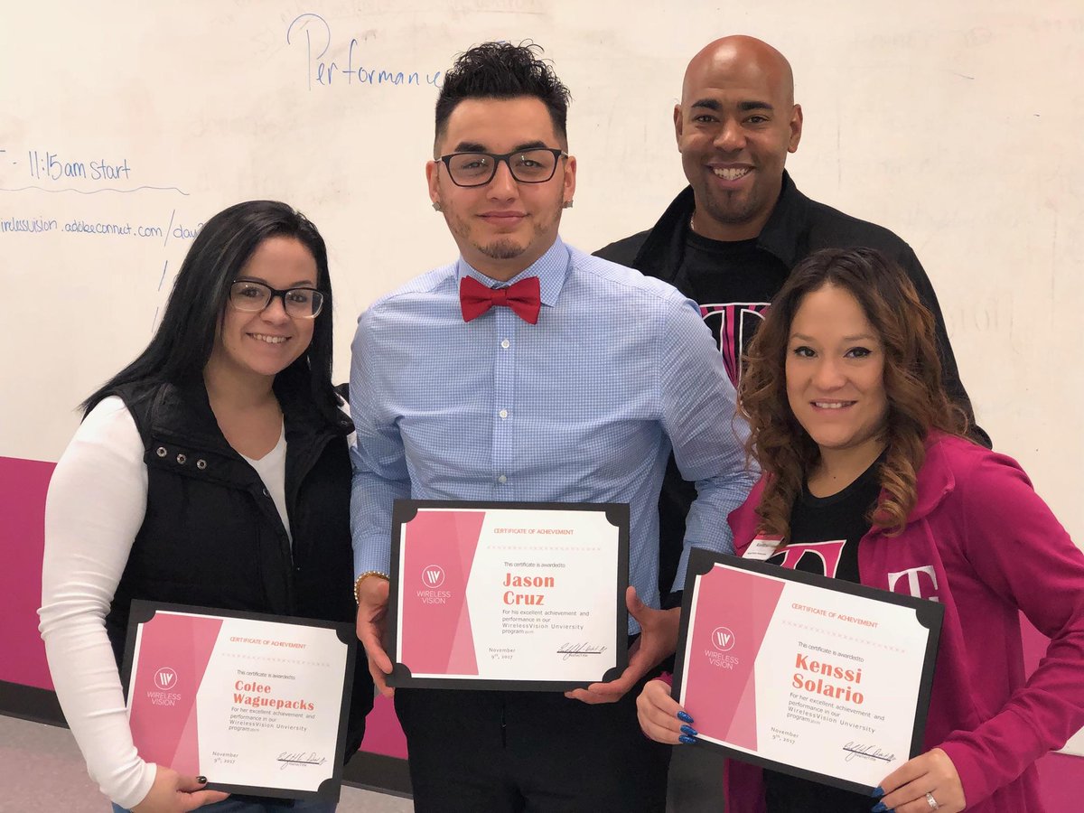 Super Proud to watch our NEXT level leaders graduate our WVU Kansas City Program 2017!! Congrats Colee, Cruz and Kenssi!!! #BIGTHINGS <a href="/WirelessVision/">Wireless Vision</a> <a href="/QuinnMcConnell3/">Quinn McConnell</a> <a href="/leithsawa/">Leith Sawa</a> <a href="/thatsammori/">Saber Ammori</a> @chris_tmobile