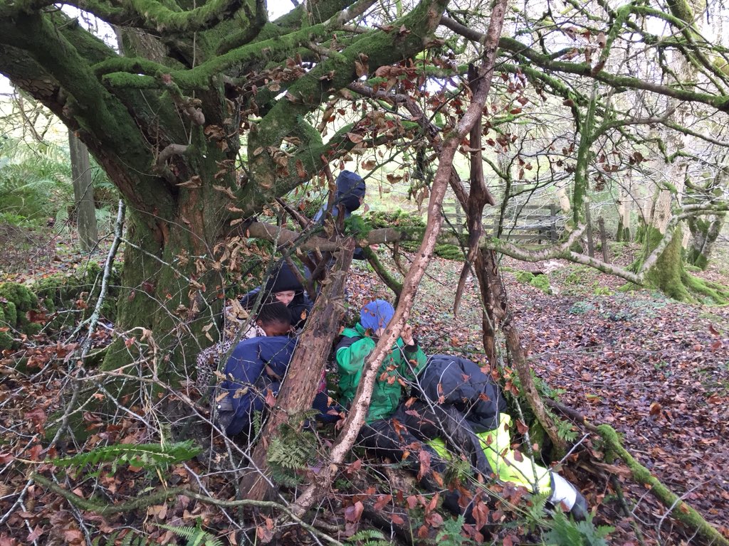 MrsMatthewsHK's tweet photo. Final hours at Simonsbath, shelter building and orienteering #lovedithere https://t.co/1Wdw1uwIOY
