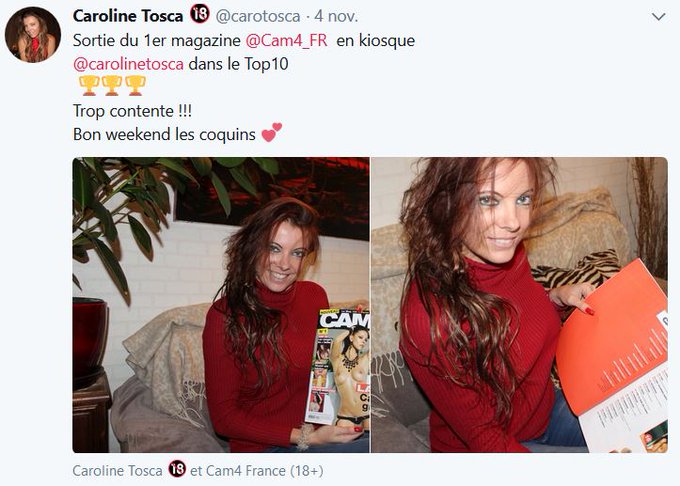 Watch Caroline Tosca's leaked NSFW photo on TwXstars