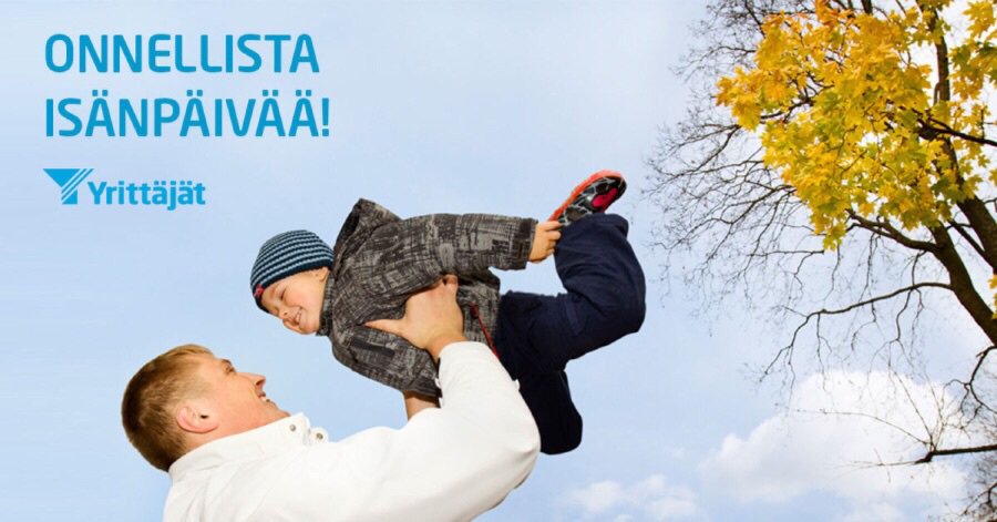 suomenyrittajat's tweet photo. Onnellista #isänpäivä'ä! #yrittäjät #yrittäjyys #isä https://t.co/rk1lEN6ivY