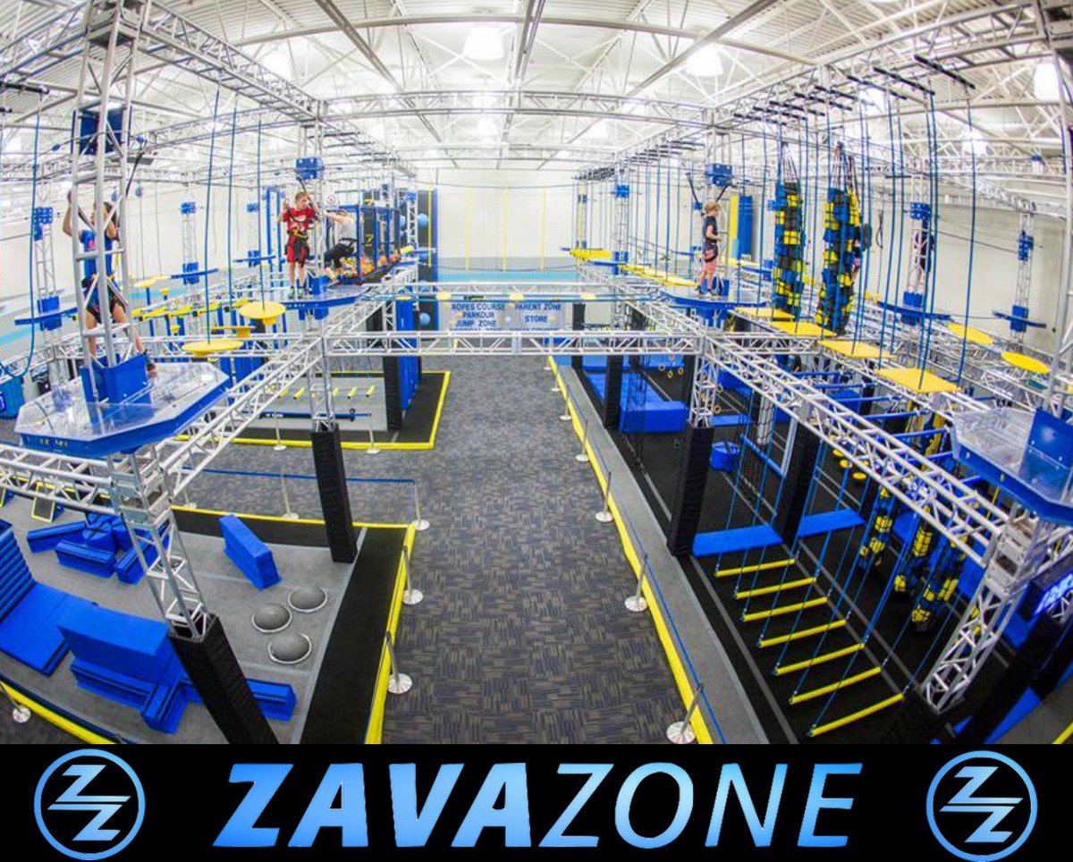 The1IAmGoing2be's tweet photo. Come out to @zavazone at their newest location in Sterling, VA. At this awesome indoor adventure park you can be 5 or 105 and still enjoy #FunInMotion. No matter if you are training for American Ninja Warrior or just having a good time this is the place for you! #SRM435 #Zavazone https://t.co/lXmNBwiDHl