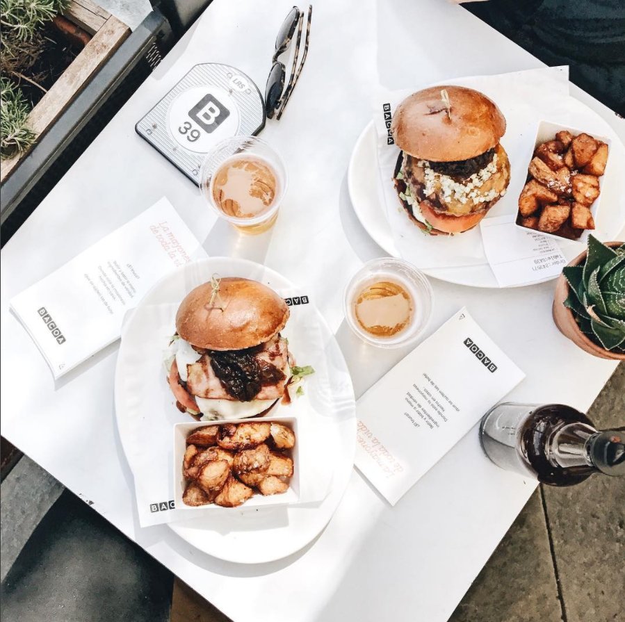Bacoaburger's tweet photo. Más frío, más burgers. Foto de @martanorgaard. #BacoaVsFakes https://t.co/GYvWsomqbW