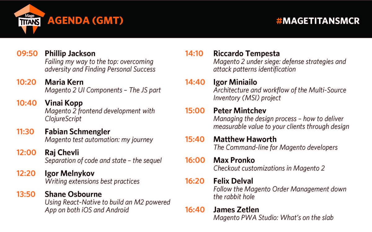 MageTitans's tweet photo. Big news. No, HUGE NEWS!

For the first time ever, we will be LIVE-STREAMING #MageTitansMCR on Twitter. See agenda >> https://t.co/NyXtkx3Jw2