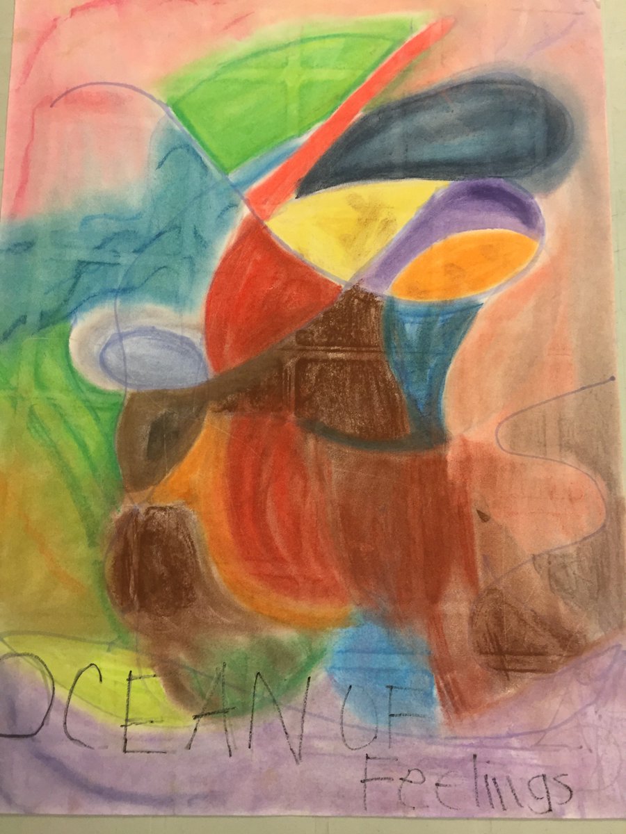 VAT_dcorr's tweet photo. What started as scribble tag transformed into this Ocean of Feelings! #arttherapy #exploringfeelings #insightfulreflection #artishealing https://t.co/rFYDkbUUyQ