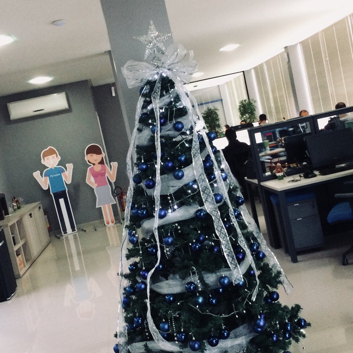 portabilis's tweet photo. HOHOHO! #TimePortabilis em clima de Natal! 🎄💙🌟 https://t.co/mVOCTNgUVK