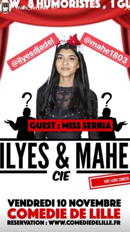 LuPrgx's tweet photo. Vous ne savez pas quoi faire ce soir à #Lille ? Venez voir @ilyesdjadeloff , @MissSerbiaaa , Mahe et bien d'autres... #Moiii📸 https://t.co/SkPLd0UZ3x