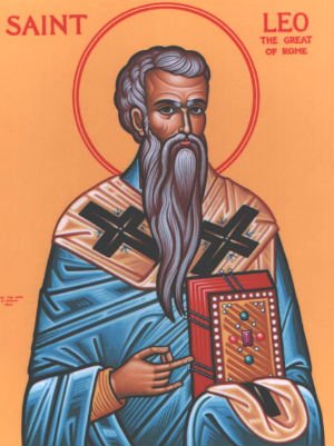 SaintLeoTheo's tweet photo. Happy Feast of Saint Leo the Great! https://t.co/3FFgk6tvV1