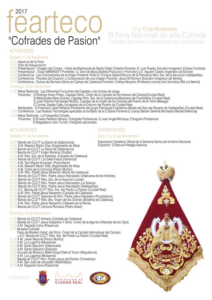 BandaNegrillos's tweet photo. Mañana a partir de las 21:20 horas volveremos a participar en la Feria de Arte Cofrade (Fearteco 2017), que organizan nuestros amigos de Cofrades de Pasion en su tercera edición. 
  #amnegrillos #amjesusnazarenocalzada #fearteco2017 https://t.co/SVOtk2uZu2