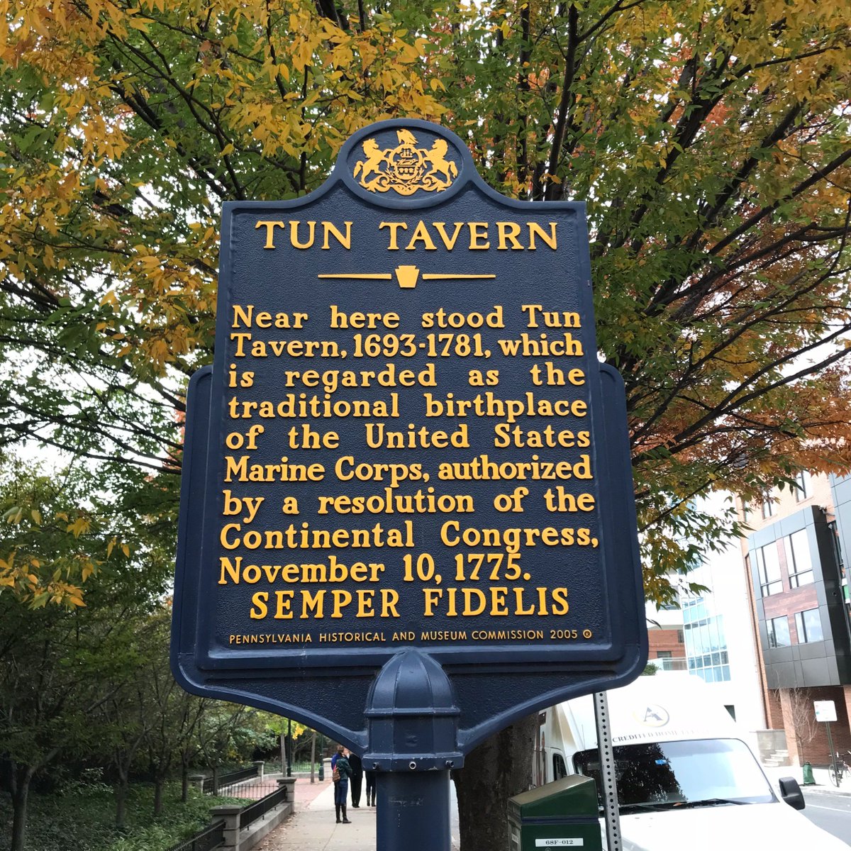 philly311's tweet image. Good morning! 
It was on this day, Nov 10, 1775, 
in Philadelphia stood the 
Tun Tavern, the traditional
birthplace of the 
United States Marine Corps
authorized by a resolution of the 
Continental Congress.
Happy Birthday USMC!
SEMPER FIDELIS