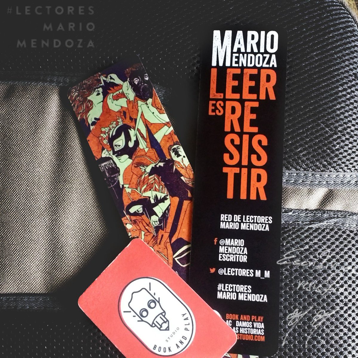 LectoresM_M's tweet photo. ¿Cuál es el mensaje oculto en nuestros separadores? 
#LectoresMarioMendoza 
#LeerEsResisitir 
#BookAndPlayStudio https://t.co/D9uAgV7ofS