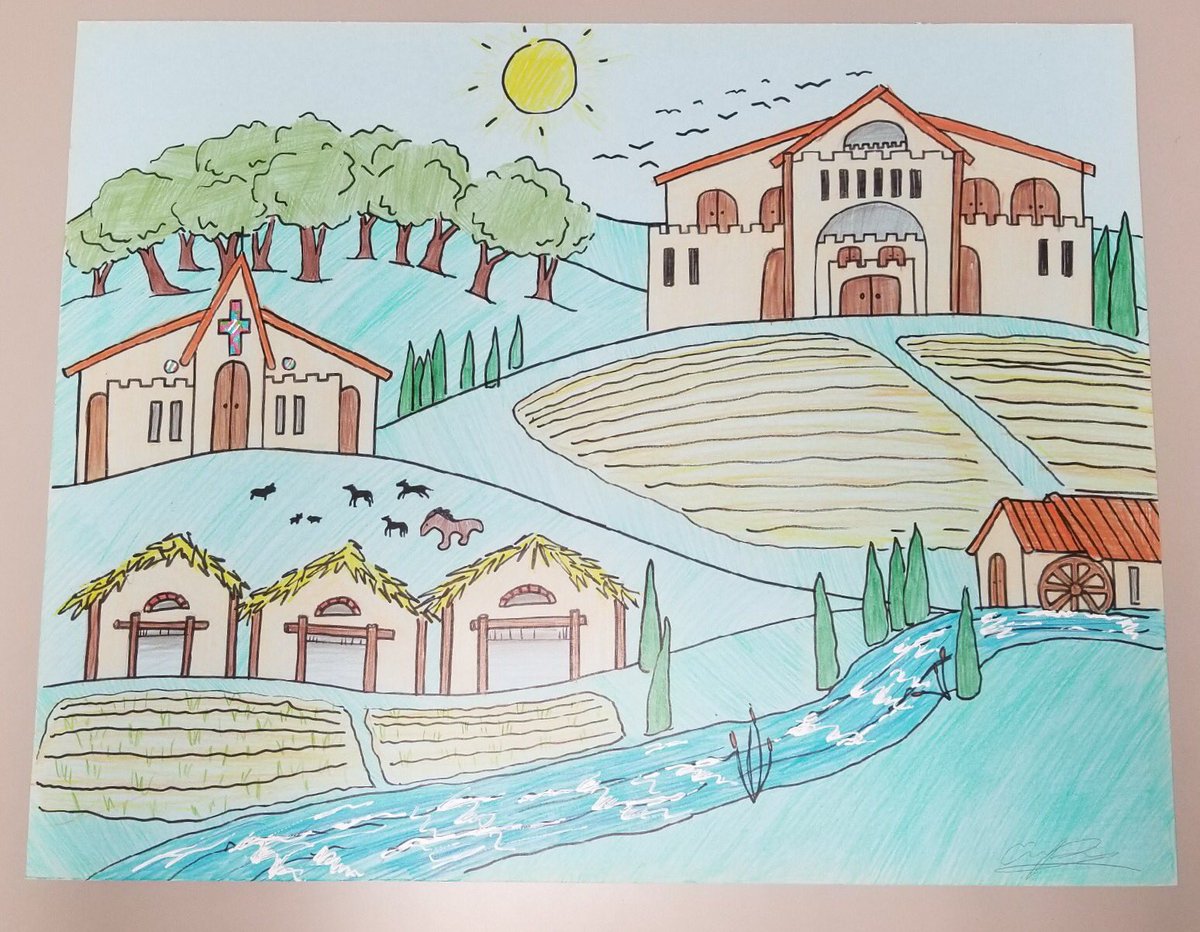 PHSRANALLO's tweet photo. I love when students are given the chance to be creative when learning about history. #impressed #feudalmanor #ditchthoseworksheets https://t.co/x2AS7xFBoT