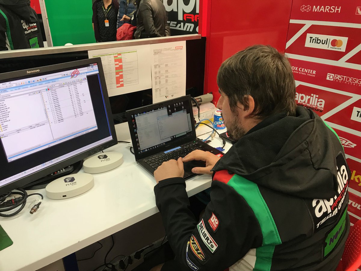 BrunelloBinetti's tweet photo. @everyware_iot sensors Flow are monitoring visitors’ movements at  @ApriliaOfficial venues at the #ValenciaGP 2017 #MotoGP @BacktoWork2 https://t.co/AfWacLz6rU