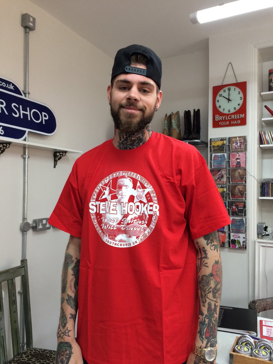 Slick50Barbers's tweet photo. @BBClamacqshow @BBCRadio6Music #TshirtDay #SteveHooker Steve Hooker https://t.co/3mRnGFGWdW