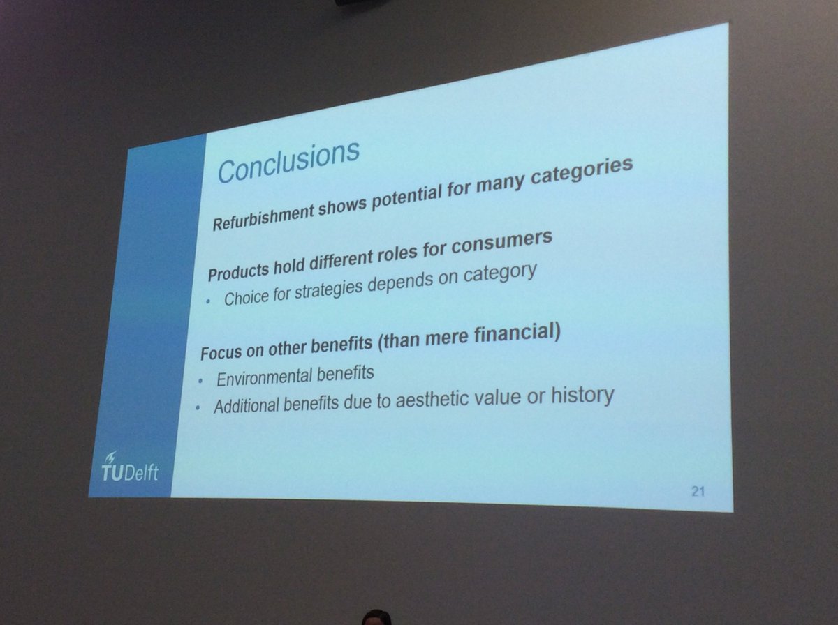 JuanArmellini's tweet photo. Would you use a refurbished toothbrush? Ruth Mugge on a exploratory study on consumers' acceptance of diverse refurbished products #plate2017 @PLATE2017 https://t.co/dNZP6bJoOs