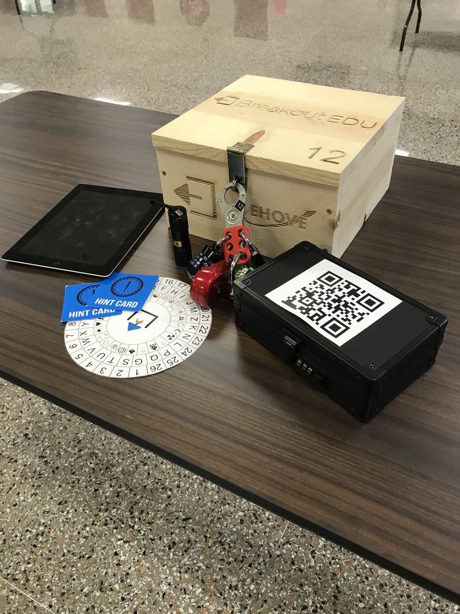 ChelsMoyer's tweet photo. Excited to bring #BreakoutEDU to #pcpd2017! https://t.co/cY60H24lqF