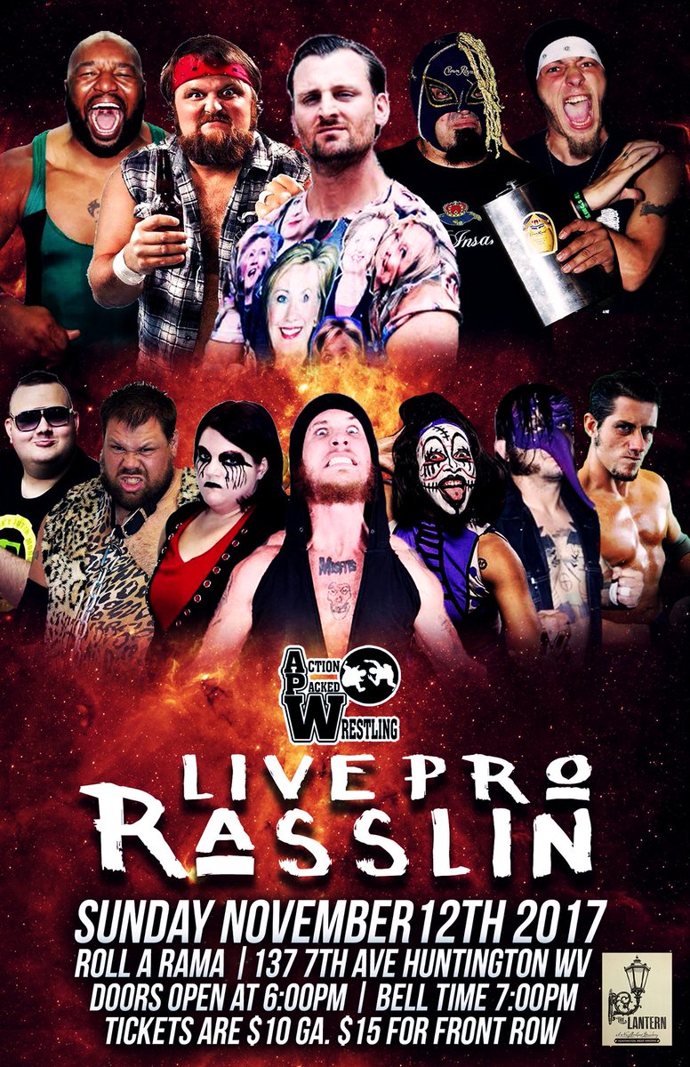 actionpacked_'s tweet image. We are just two days away from "Live Pro Rasslin'" in #HuntingtonWV at Roll-a-Rama featuring @ProgressLib804, @jocksamson, @RonMathis13, @holidead and several others! #supportgoodindependentwrestling #supportyourlocalartists