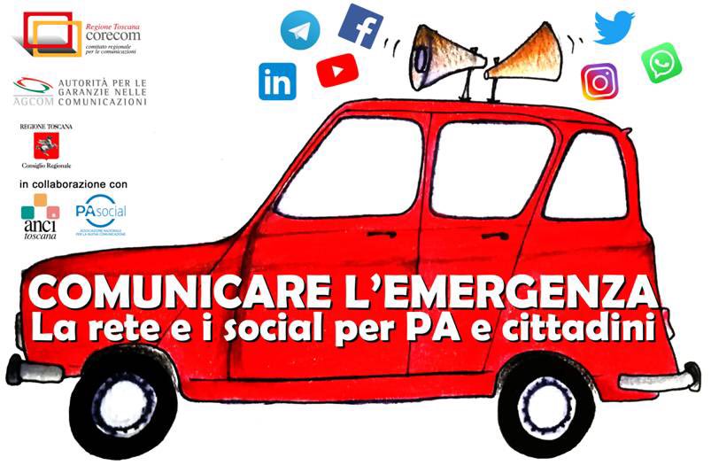 fdicos10's tweet photo. Comunicare l’emergenza. La rete e i social per PA e cittadini. Ne parliamo a Firenze il 29/11 (Consiglio Regionale, Sala delle Feste, 9-13) con @CorecomToscana @AGCOMunica @CRToscana @AnciToscana e tantissimi amministratori, comunicatori, giornalisti #PASocial https://t.co/0ThCONG7Qc