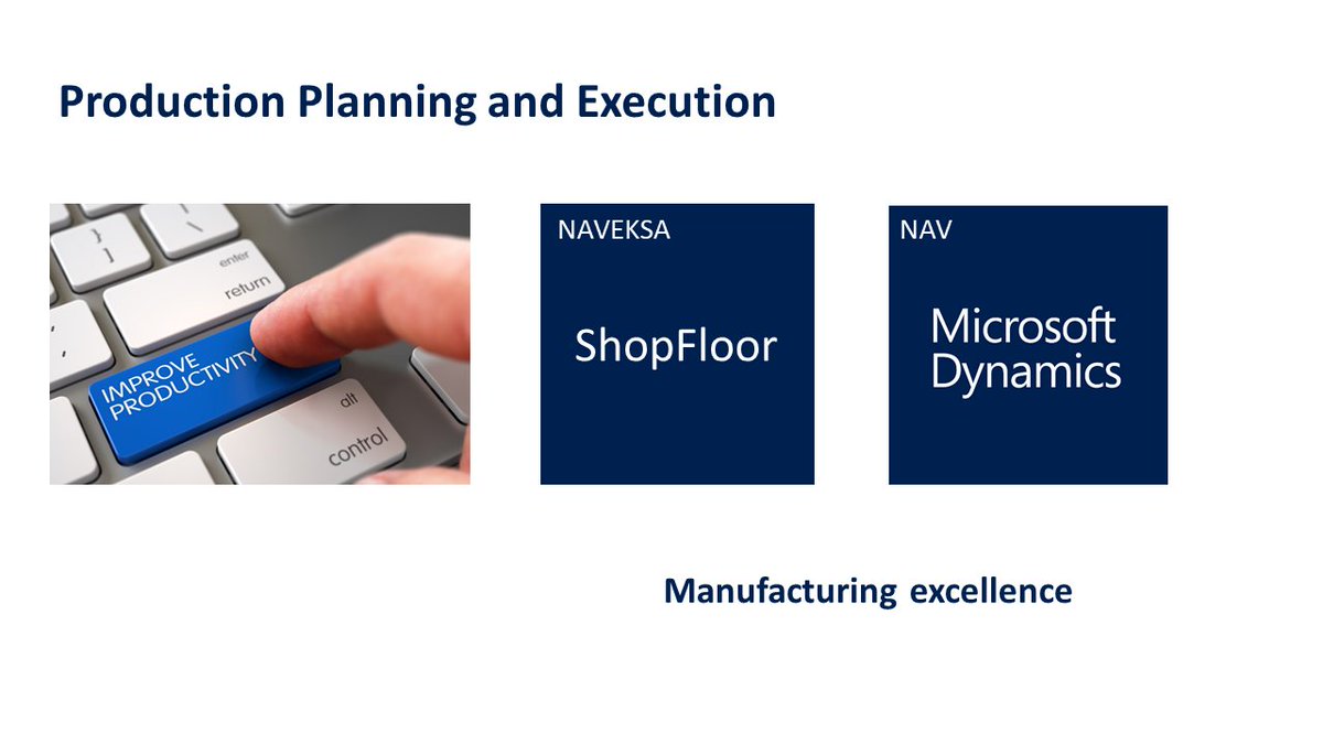 naveksa's tweet photo. Microsoft Dynamics NAV and NAVEKSA ShopFloor - A first class standard solution. https://t.co/Hpl7Fit1oC https://t.co/qRYkFQmyLj