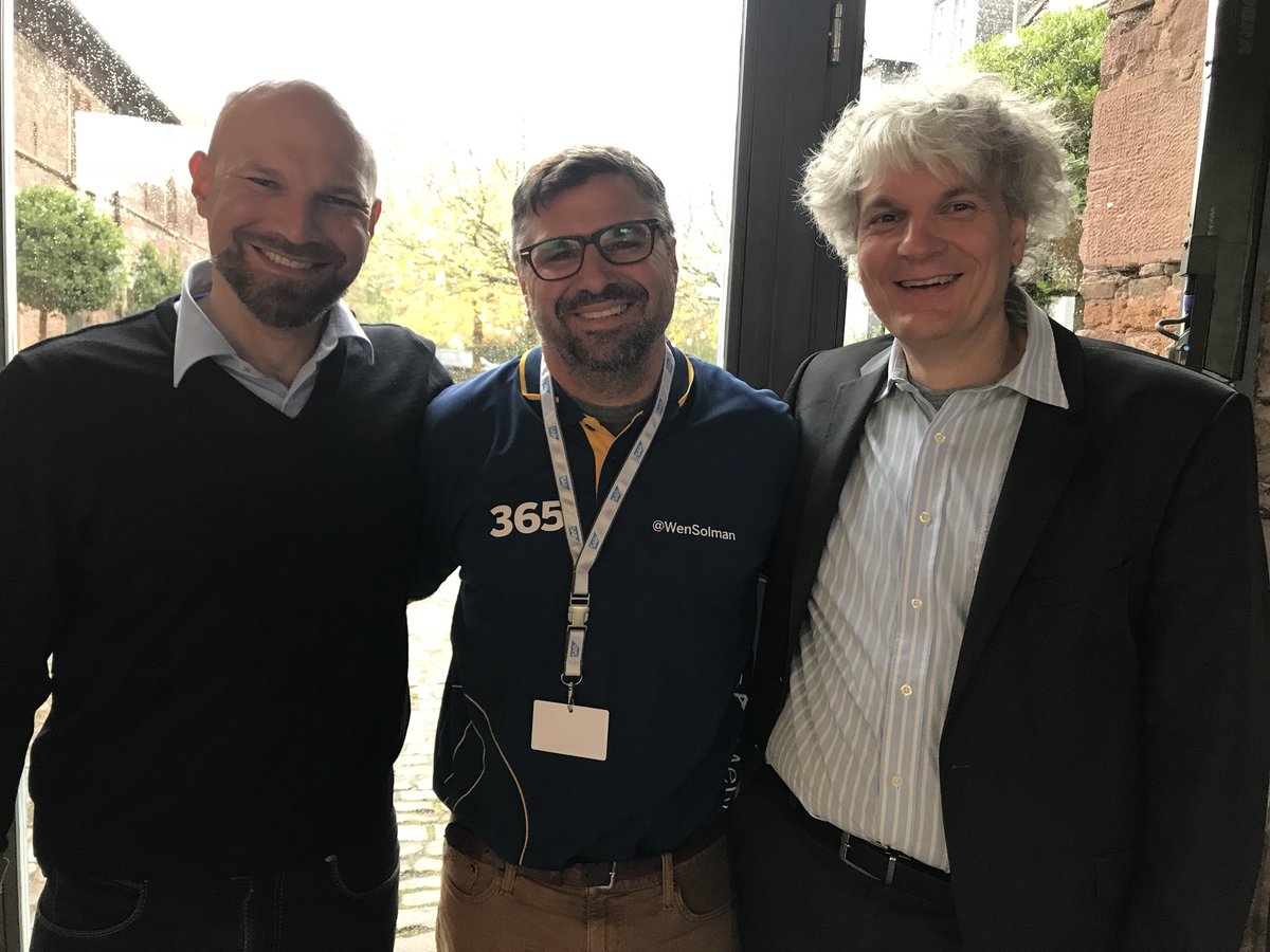 WenSolman's tweet photo. Thanks Marc Schaefer( @focusedSAP ) and Marc Thier for the talk #solEd2017 https://t.co/b19vtz5k1U