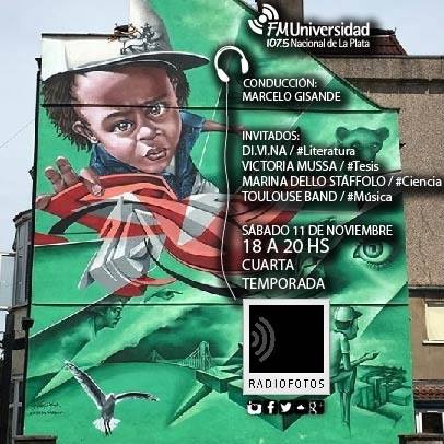 Este sábado volvemos al aire de <a href="/radioulaplata/">Radio UNLP</a> FM 107.5 y radiouniversidad.unlp.edu.ar/envivo/fm.html #LaPlata con más historias de #lavidaenmomentos #ciencia #cultura #sociedad