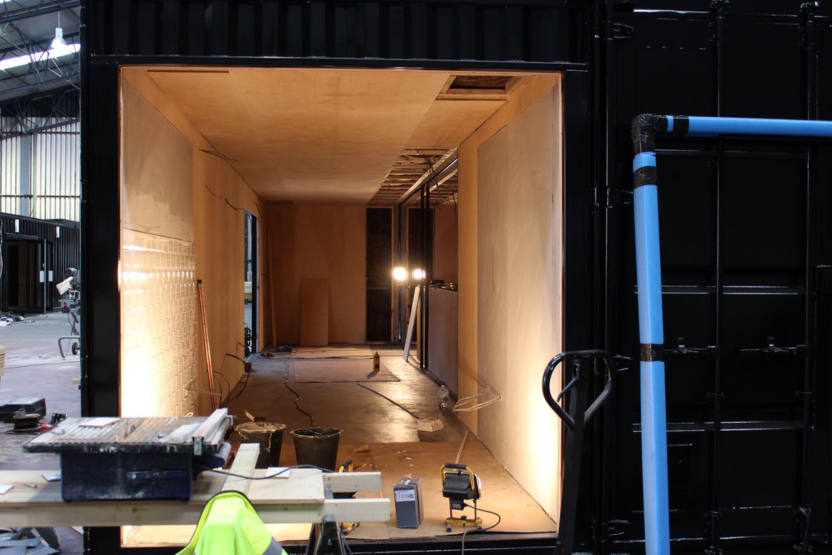 olbrewerybar's tweet photo. Nano Brewery area taking shape.... Can't wait to get going in here. 🍺🍻 https://t.co/HjXh7RMxpe