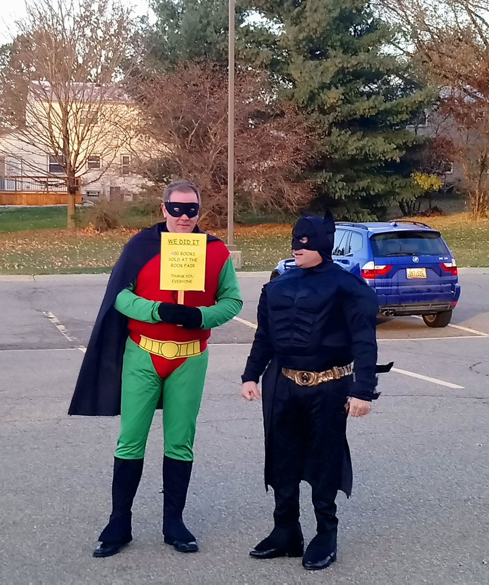 BanksCounseling's tweet photo. Dynamic Duo...Cape Crusaders keeping Banks safe on a Friday!  @Banksmiddle @SarahBanksArt https://t.co/JZfJXbAb5M