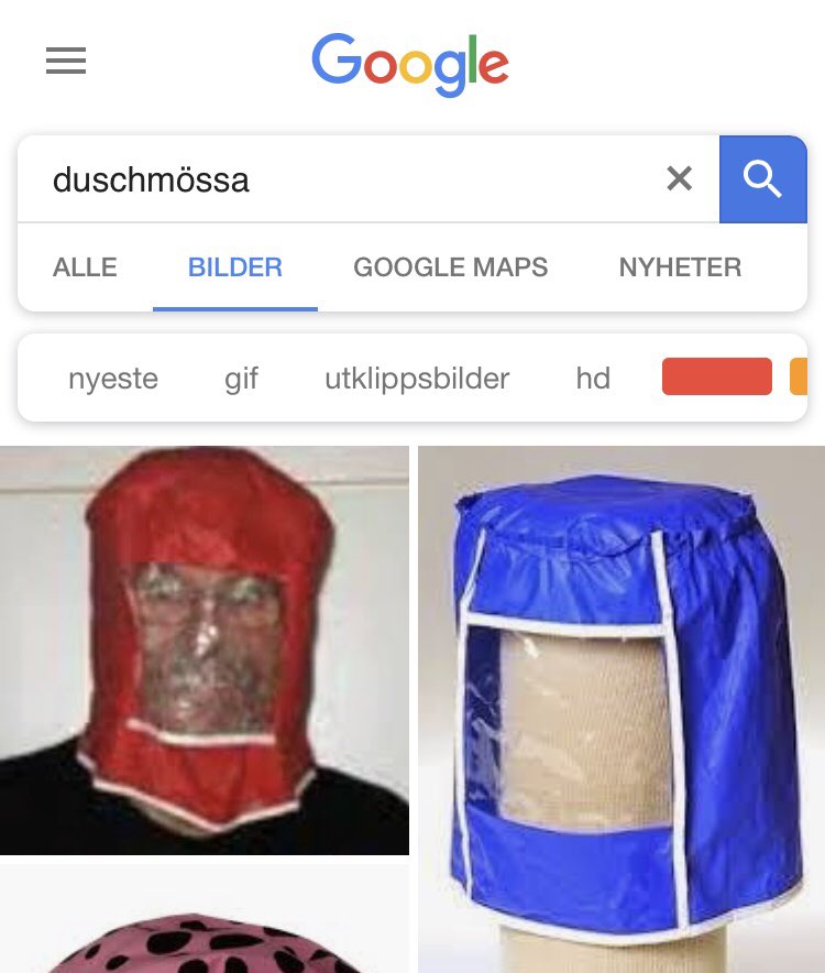 Har fått en svensk kollega og lært at en svensk «duschmössa» er så INNIHELVETTE langt unna den norske dusjhetta
