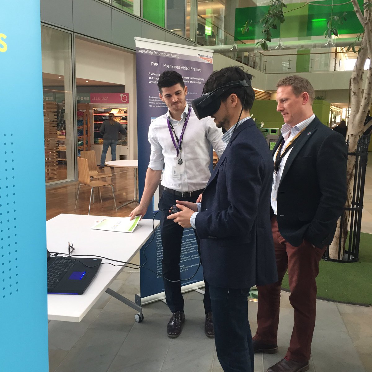 CapgeminiEngUK's tweet photo. We're learning how data that could be used for the Altran and @networkrail COMPASS project is collected with a tutorial from @NRsignalling https://t.co/t8Uic3xX1C