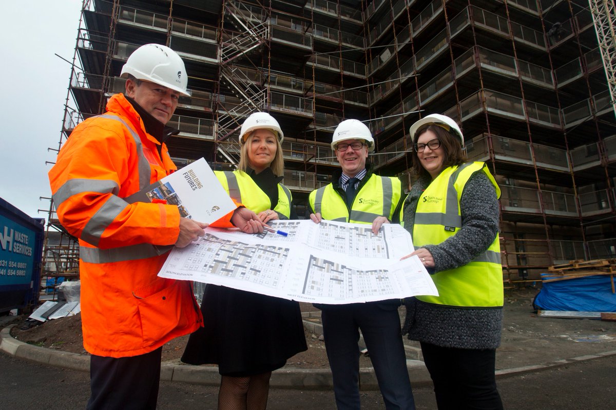 CCG_Scotland's tweet photo. Delighted to have welcomed @KevinStewartSNP @LeaderGCC to Yoker #Glasgow, an #innovative #housing project being delivered on behalf of @HelloSanctuary funded by @GlasgowCC https://t.co/mrUtGFxDfj https://t.co/EpQQsmptZ1