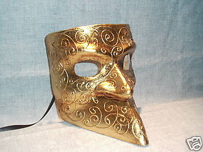 BAUTA ORO Maschera veneziana originale di nostra produzione, autentica, indossabile ebay.eu/1zJO3za