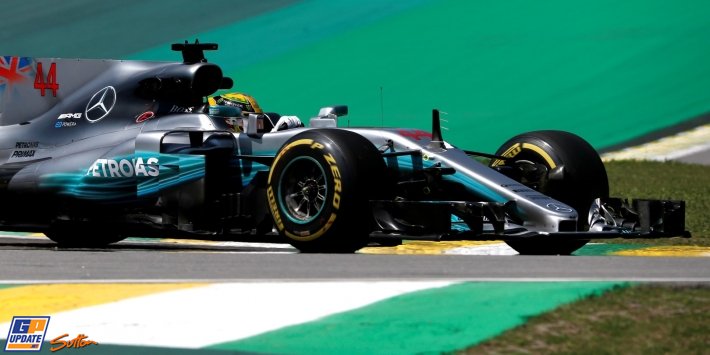 FansMotorsport's tweet photo. Lewis Hamilton heads Mercedes 1-2 during first practice for #BrazilianGP, ahead of rivals Ferrari and Red Bull https://t.co/vZhsJ7iuwz https://t.co/IiE7FxuNOA