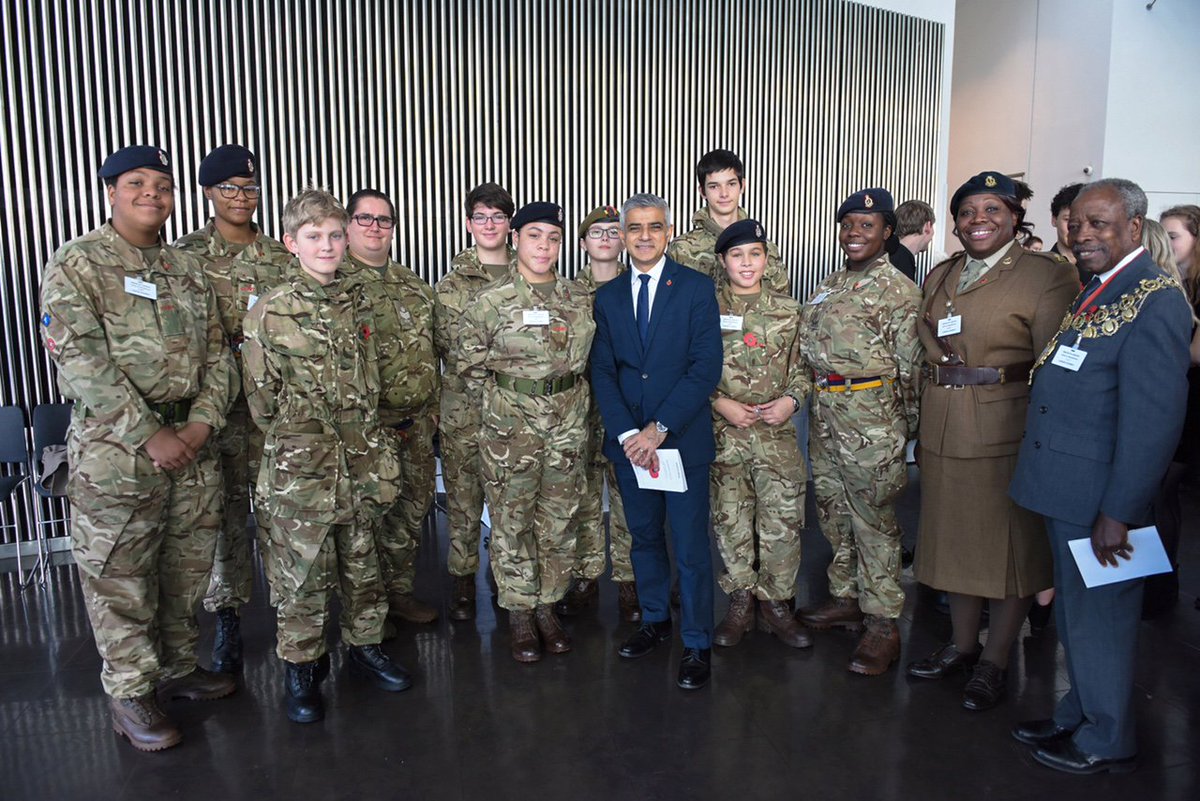 Mayor of London, Sadiq Khan (@mayoroflondon) on Twitter photo I was humbled to join the <a href="/LondonAssembly/">London Assembly</a>, <a href="/PoppyLegion/">Royal British Legion</a> and Londoners of all faiths today as we commemorated the Londoners who fought and died serving their country in the two world wars, and other conflicts. We will never forget their service and their sacrifice. I was humbled to join the <a href="/LondonAssembly/">London Assembly</a>, <a href="/PoppyLegion/">Royal British Legion</a> and Londoners of all faiths today as we commemorated the Londoners who fought and died serving their country in the two world wars, and other conflicts. We will never forget their service and their sacrifice.