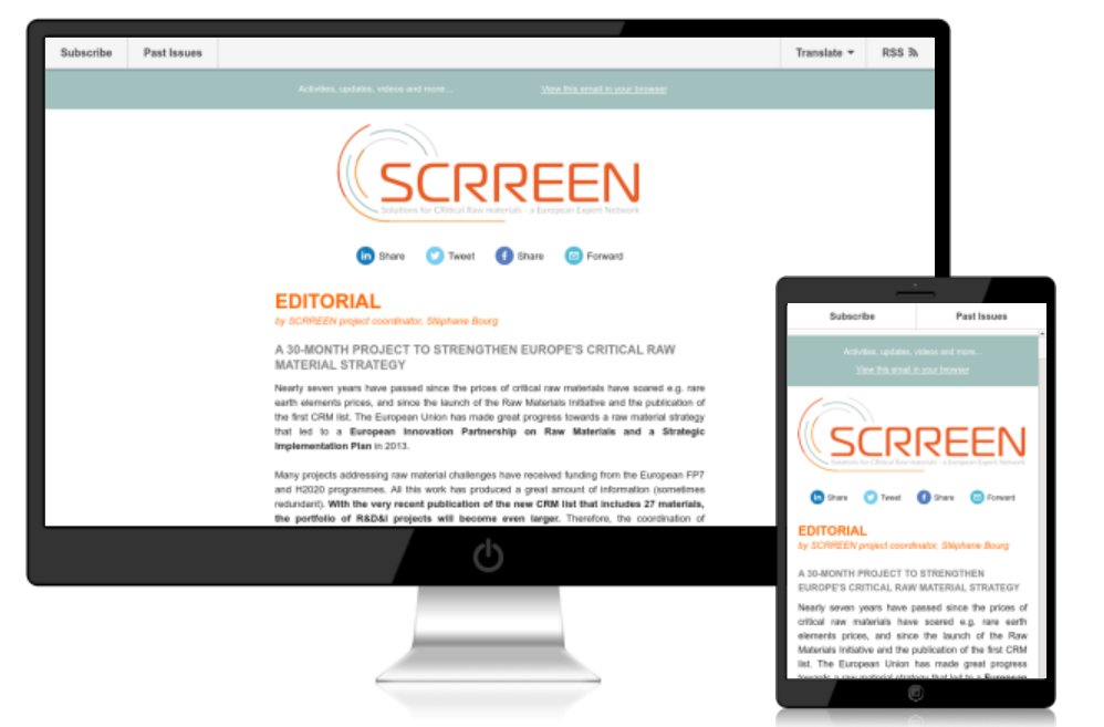 SCRREEN_EU's tweet photo. It's out! In this first edition of the #SCRREEN newsletter, you will learn more on the current status of our work! https://t.co/0lJHqLSpVx https://t.co/9upUQnUFwi