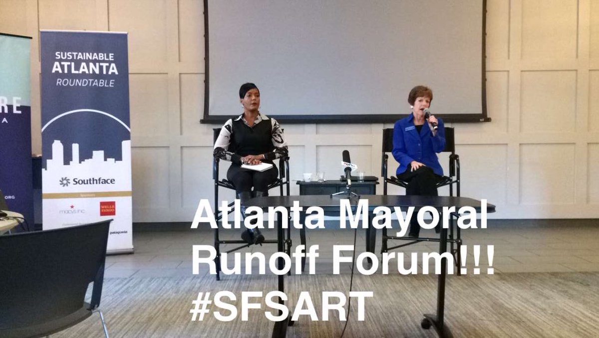 mbrionte's tweet photo. Here with @SouthfaceEnergy listening to @marynorwood & @KeishaBottoms thoughts on #Sustainability, #100ATL + #resilientatl at #SFSART. Glad to hear more substance in the runoff! https://t.co/AP01QbFz1K