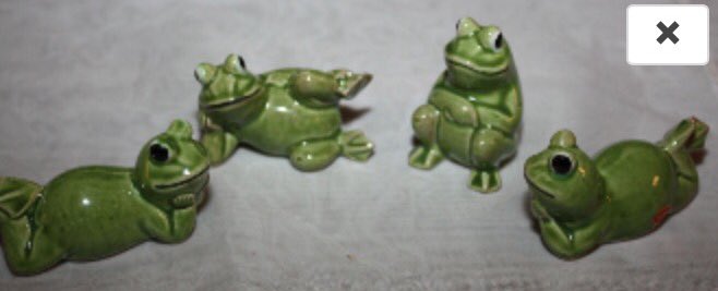 emmasattic98's tweet photo. https://t.co/S67RAAU5Op Bone China Set of 4 Frogs #Etsy #Vintage #Frogs #BoneChina #Collectible #ChinaSet https://t.co/Rp2we297mv