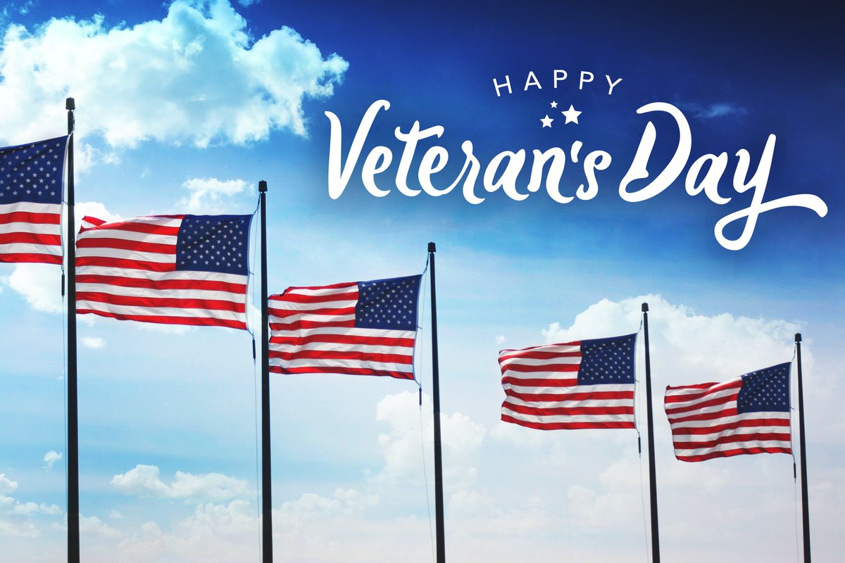 It's #VeteransDay! To all the brave men and women who risk so much in service of our country, we say thank you.