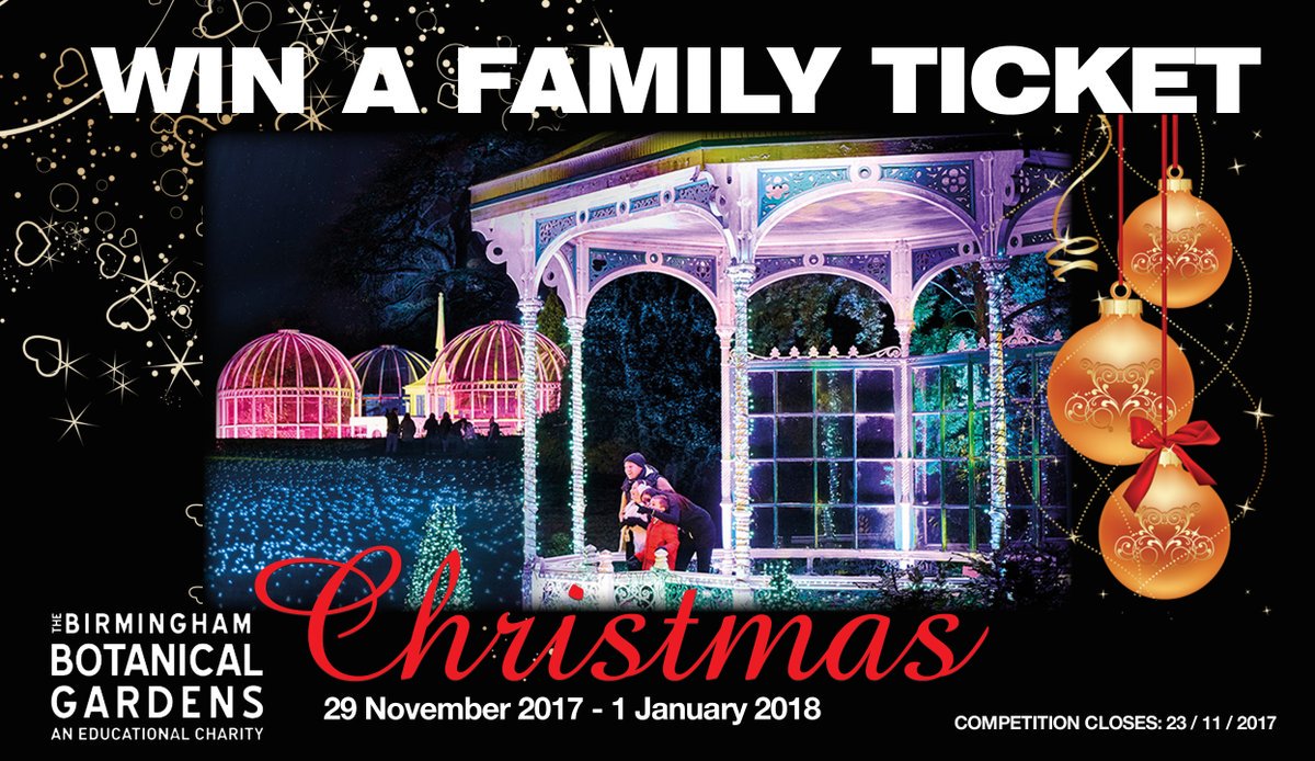 WhatsOnBrum's tweet photo. #WIN! ✨
A FAMILY TICKET TO @RaymondGubbay's Christmas at @BhamBotanicalGd which takes place 29 Nov-1 Jan. FOLLOW + RT before 23/11 to enter! https://t.co/qrX1oUCcn4