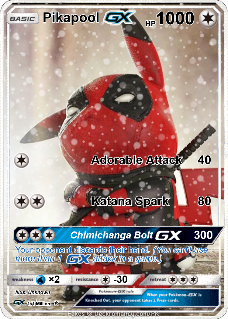 I had WAY to much fun making these...@Pokemon #Pikapool #Pikachu #Deadpool  #PokemonTCG
